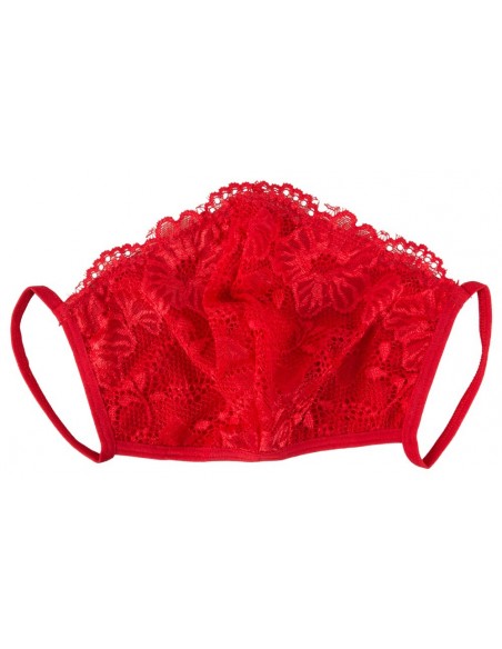 Mask with Lace red - Pozostałe - 1