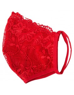 Mask with Lace red - Pozostałe - 1 2