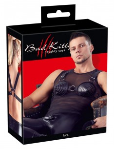 Cone Bra black S-L - Uprzęże BDSM - 1