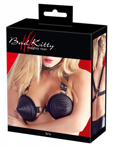 Cone Bra black S-L - Uprzęże BDSM - 8
