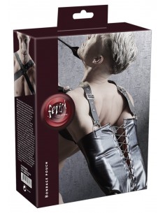 Imitation Leather Armbinder - Uprzęże BDSM - 1