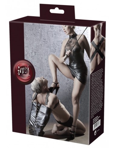 Imitation Leather Armbinder - Uprzęże BDSM - 7