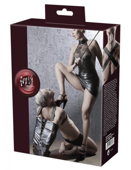 Imitation Leather Armbinder - Uprzęże BDSM - 7