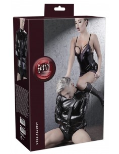 Imit.Leather Straitjacket L/XL - Uprzęże BDSM - 1