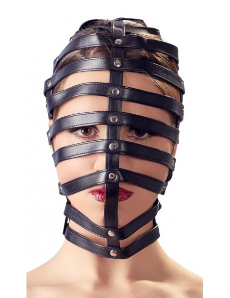 Maska BDSM Bad Kitty Head Mask Cage - Maski i kaptury - 3