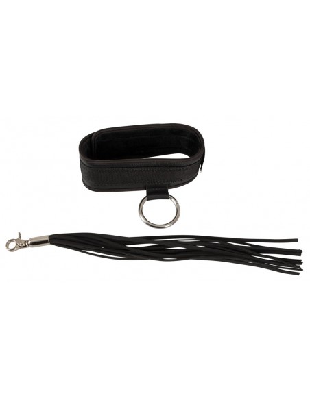 Bad Kitty Collar and Flogger - Uprzęże BDSM - 3