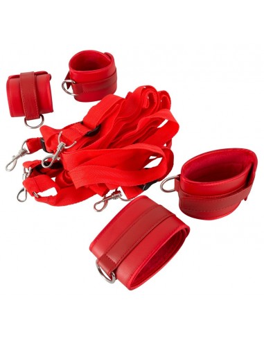 Zestaw BDSM Bad Kitty Bed Restraint Set - Zestawy BDSM - 2