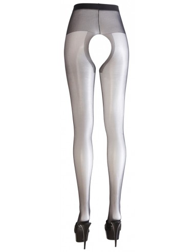 Rajstopy z dziurką Crotchless Tights black 1 - Rajstopy - 3