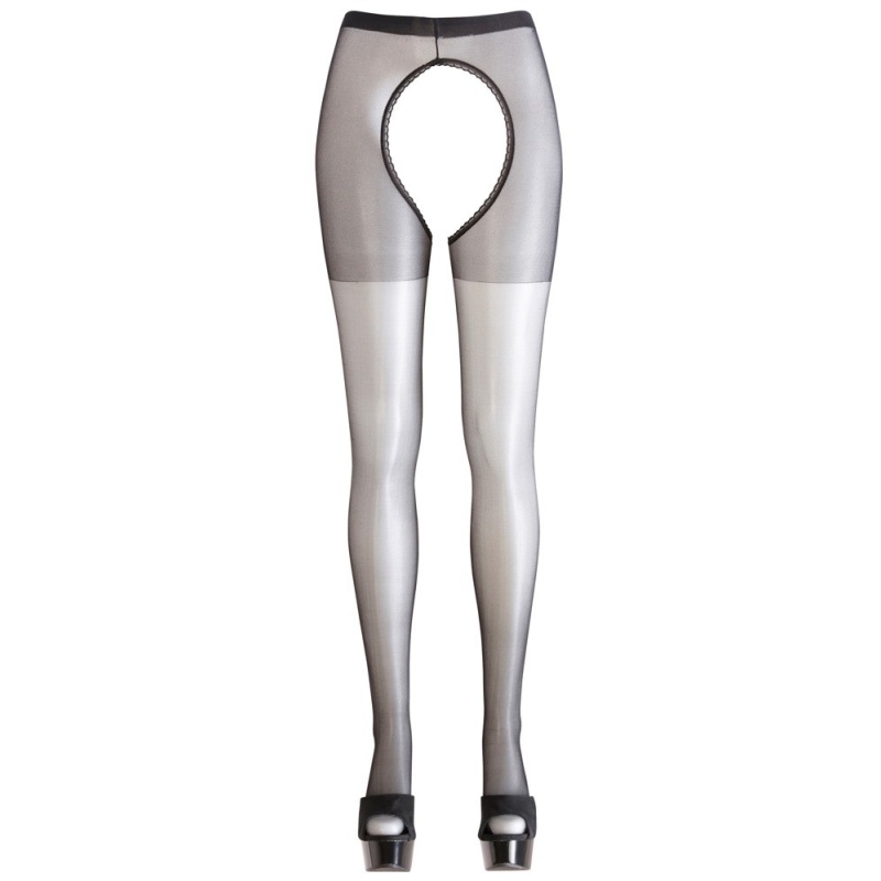 Rajstopy Crotchless Tights L/XL - 4