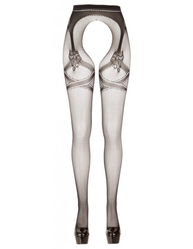 Uwodzicielskie rajstopy Crotchless Tights S/M - Rajstopy - 3