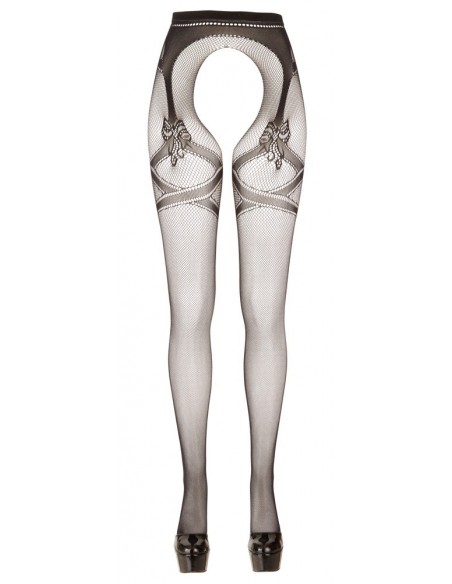 Uwodzicielskie rajstopy Crotchless Tights S/M - Rajstopy - 3