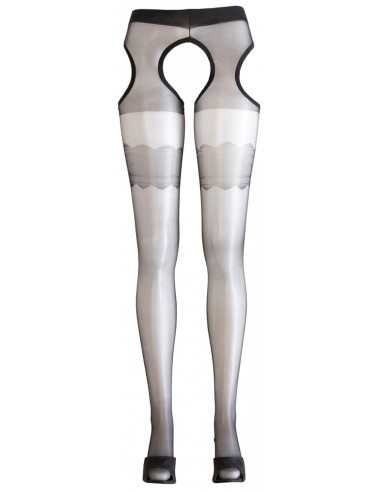 Seksowne rajstopy Tights with garter S - Rajstopy - 4