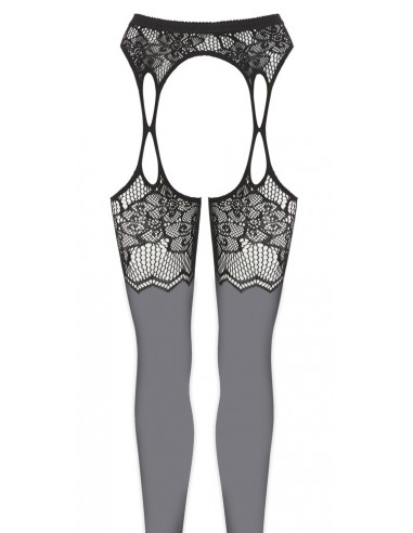 Rajstopy do uwodzenia Suspender Tights S-L - Rajstopy - 3