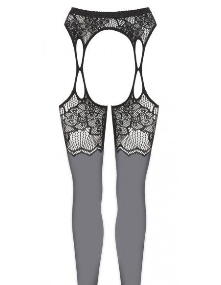 Rajstopy do uwodzenia Suspender Tights S-L - Rajstopy - 3
