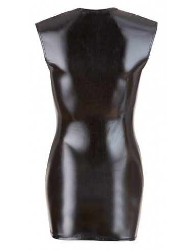 Wyzywająca sukienka Wet Look Dress with Zip S - Wetlook, Vinyl, Datex, Latex - 6