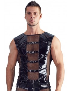 Seksowny top Vinyl Men's Shirt S - Koszule, koszulki, podkoszulki - 1 2