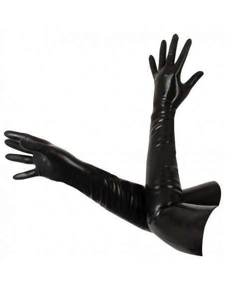 Rękawiczki długie Latex Gloves S - Rękawiczki - 5