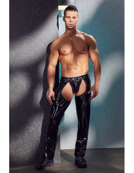 Spodnie z wycięciami Vinyl Men's Chaps S - Spodnie, spodenki, spódnice - 4