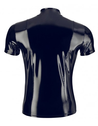 Top z zamkiem świecący Vinyl Shirt men S - Koszule, koszulki, podkoszulki - 6