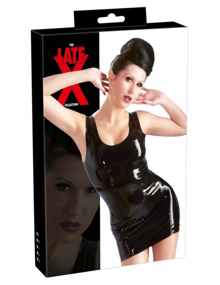 Krótka sukienka Latex Mini Dress XS - Wetlook, Vinyl, Datex, Latex - 1