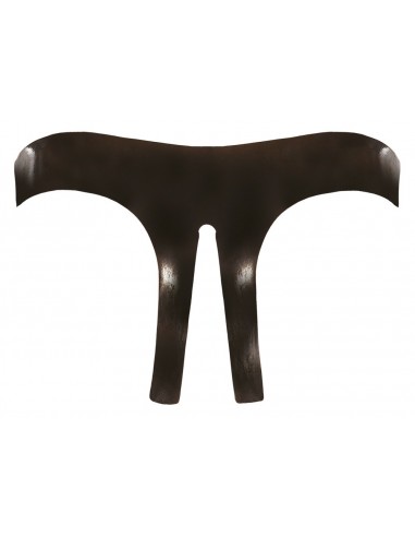 Majteczki z wycięciem Latex String black S-L - Wetlook, Vinyl, Datex, Latex - 5