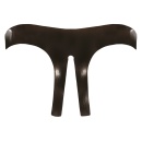 Majteczki z wycięciem Latex String black - 5