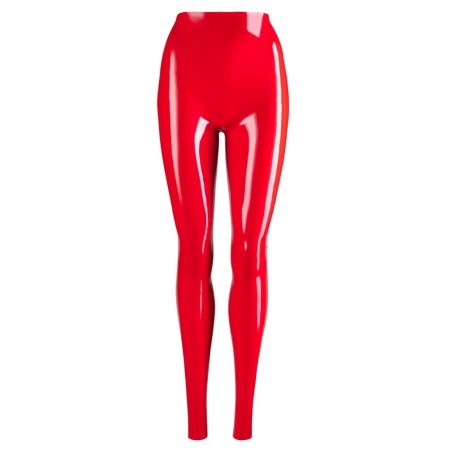 Spodnie legginsy Latex red M - 8