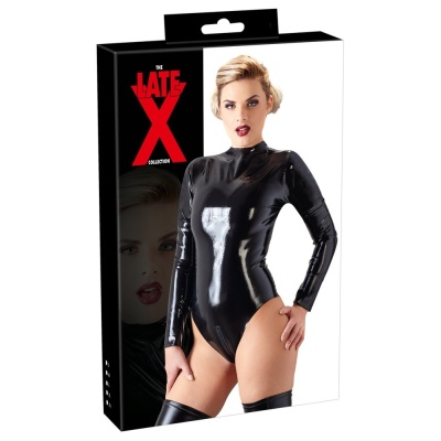Body z długim rękawem Latex Body black - 1