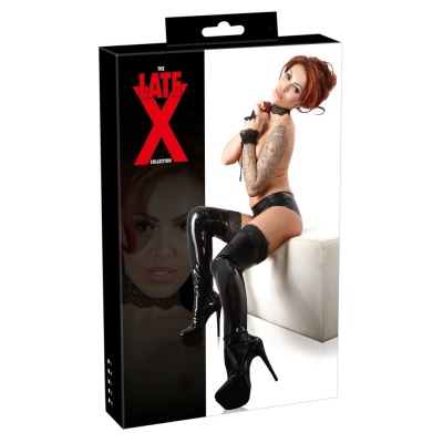 Pończochy erotyczne Latex Stockings Lace - 1