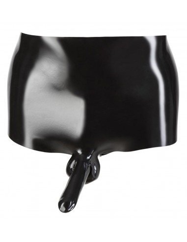 Lateksowe bokserki Men's Latex Pants black S/M - Bokserki - 3