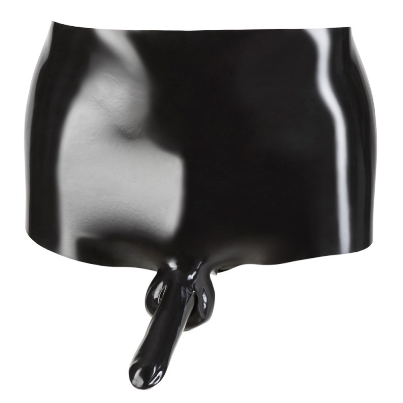 Lateksowe bokserki Men's Latex Pants black - 3