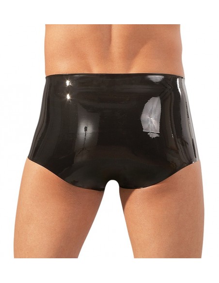 Lateksowe bokserki Men's Latex Pants black S/M - Bokserki - 4
