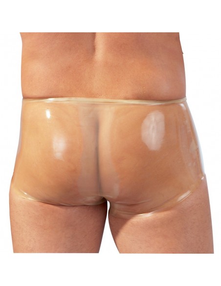 Lateksowe bokserki Men's Latex Pants transp. S/M - Bokserki - 3