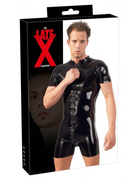 Kostium ultra seks Men's Latex Playsuit S - Komplety, kostiumy - 1