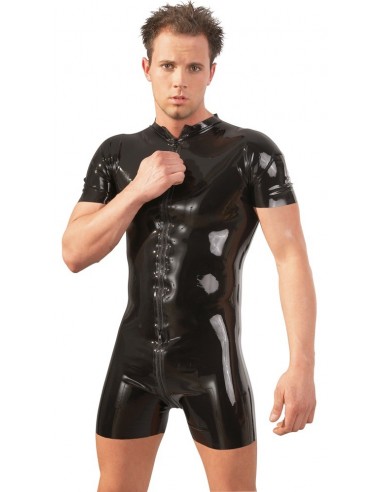 Kostium ultra seks Men's Latex Playsuit S - Komplety, kostiumy - 2