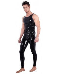 Gorący kostium Men's Latex Jumpsuit S - Komplety, kostiumy - 1 2