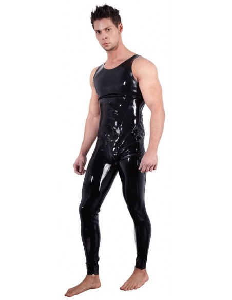 Gorący kostium Men's Latex Jumpsuit S - Komplety, kostiumy - 2