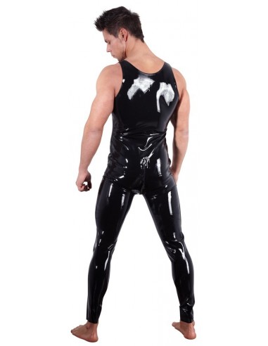 Gorący kostium Men's Latex Jumpsuit S - Komplety, kostiumy - 4