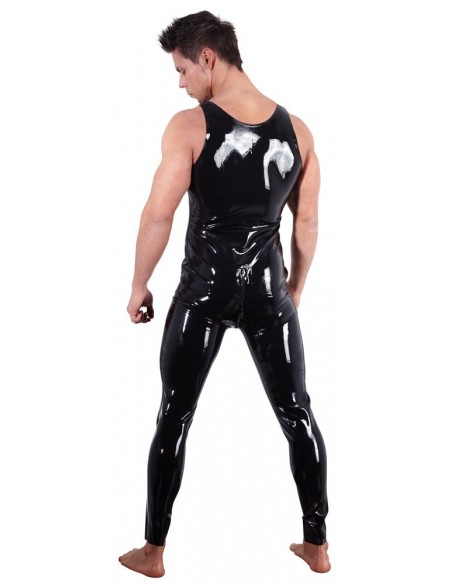 Gorący kostium Men's Latex Jumpsuit S - Komplety, kostiumy - 4