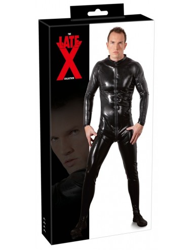 Kostium z zapięciem Men´s Latex Jumpsuit S - Komplety, kostiumy - 1