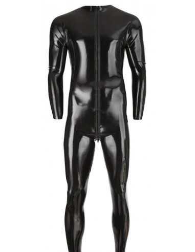 Kostium z zapięciem Men´s Latex Jumpsuit S - Komplety, kostiumy - 3