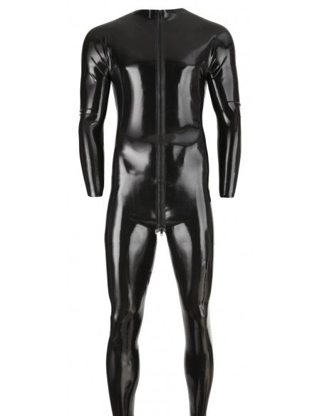 Kostium z zapięciem Men´s Latex Jumpsuit S - Komplety, kostiumy - 3