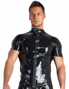 Gorąca koszula Men's Latex Shirt M - Koszule, koszulki, podkoszulki - 1 2