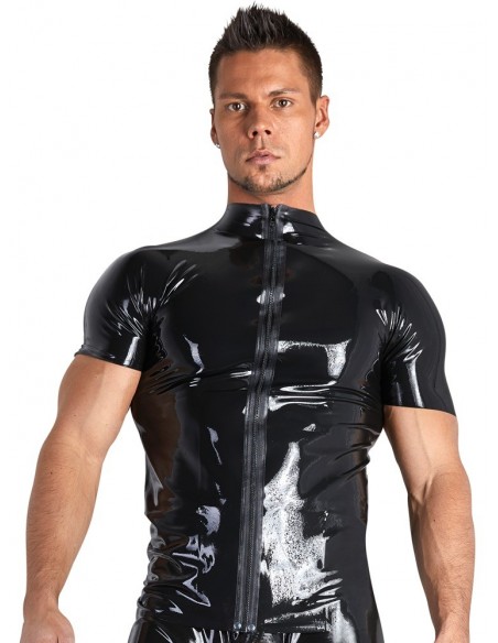 Gorąca koszula Men's Latex Shirt M - Koszule, koszulki, podkoszulki - 2