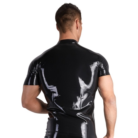 Gorąca koszula Men's Latex Shirt 2XL - 5
