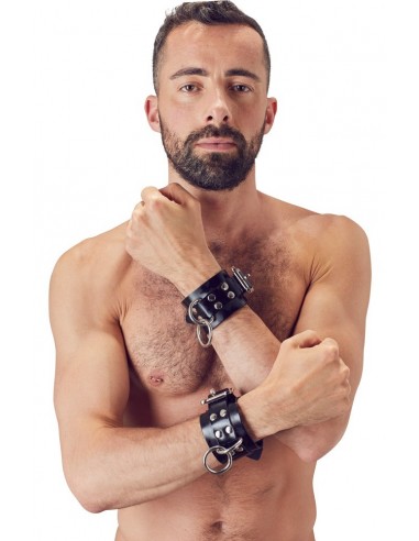 Kajdanki Latex Handcuffs Heavy - Kajdanki erotyczne - 5