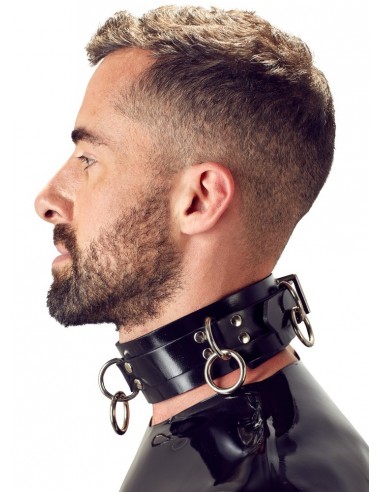 Latex Collar - Uprzęże BDSM - 6