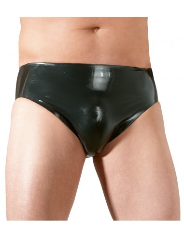 Slipy z dildo Latex Men's Briefs S - Stringi, slipy - 2