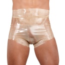 Białe prześwitujące Latex Diaper Briefs - 2