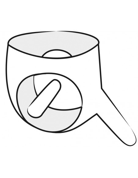 Slipy Strapon Latex Men's Briefs black M/L - Stringi, slipy - 3